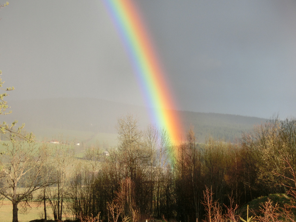 Duha nad Novými Hutěmi